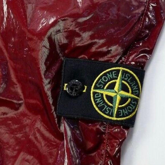 Supreme / Stone Island Silk Light Pant Red jogger sweatpants - Picture 3 of 4